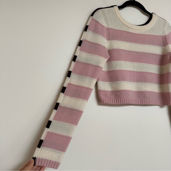 Solid & Striped June Cropped Sweater Size Medium - Picture 3 of 10